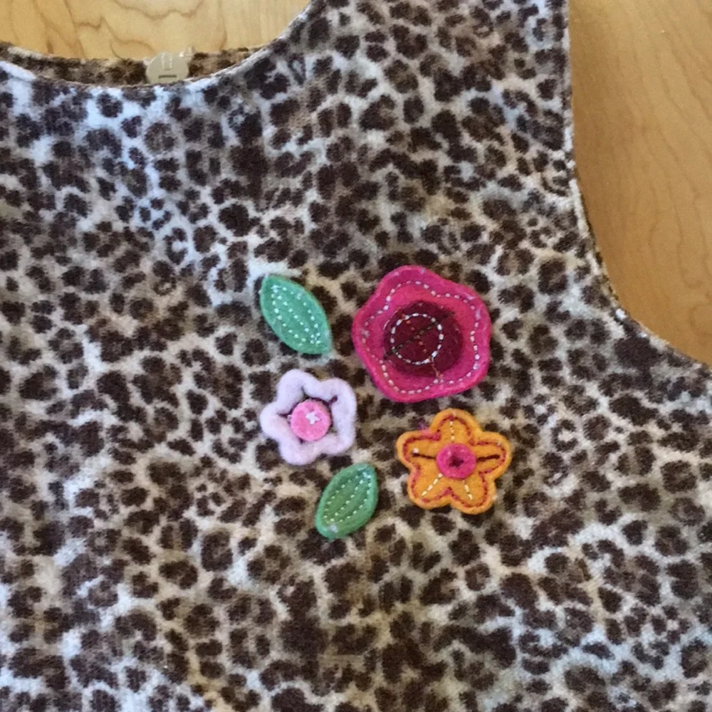 The Children's Place Leopard Corduroy Dress